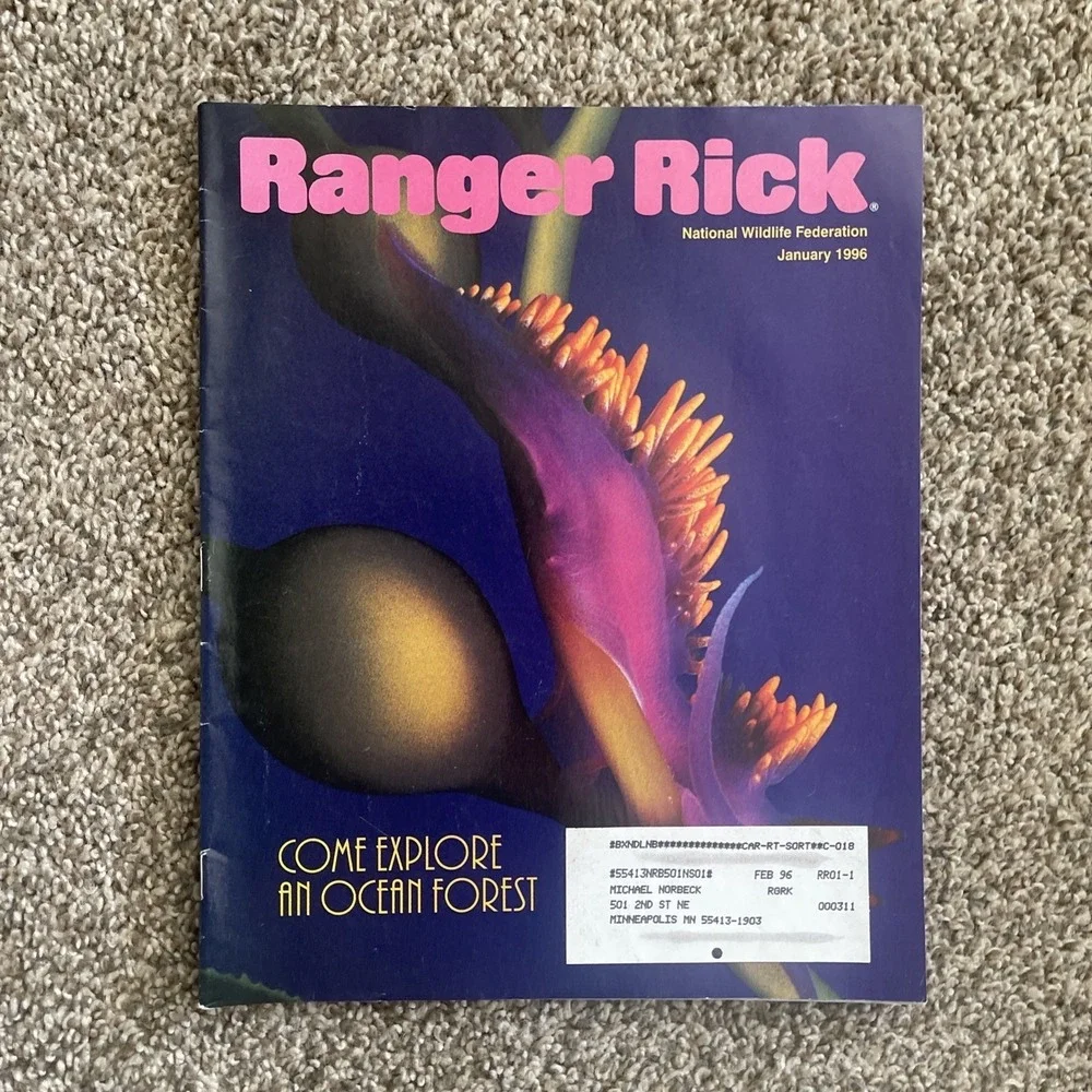 Ranger Rick's Nature Magazine 1995-1996 National Wildlife Kids‎ Vtg Lot Of 10